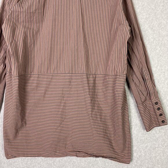 Free People Lakehouse Oversize Shirt In Pink Size XS - Picture 7 of 9